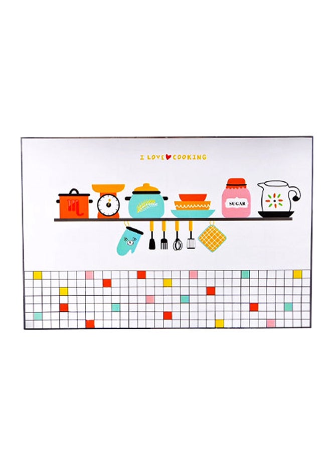 Printed Self-Adhesive Wall Sticker Multicolour 60x90cm