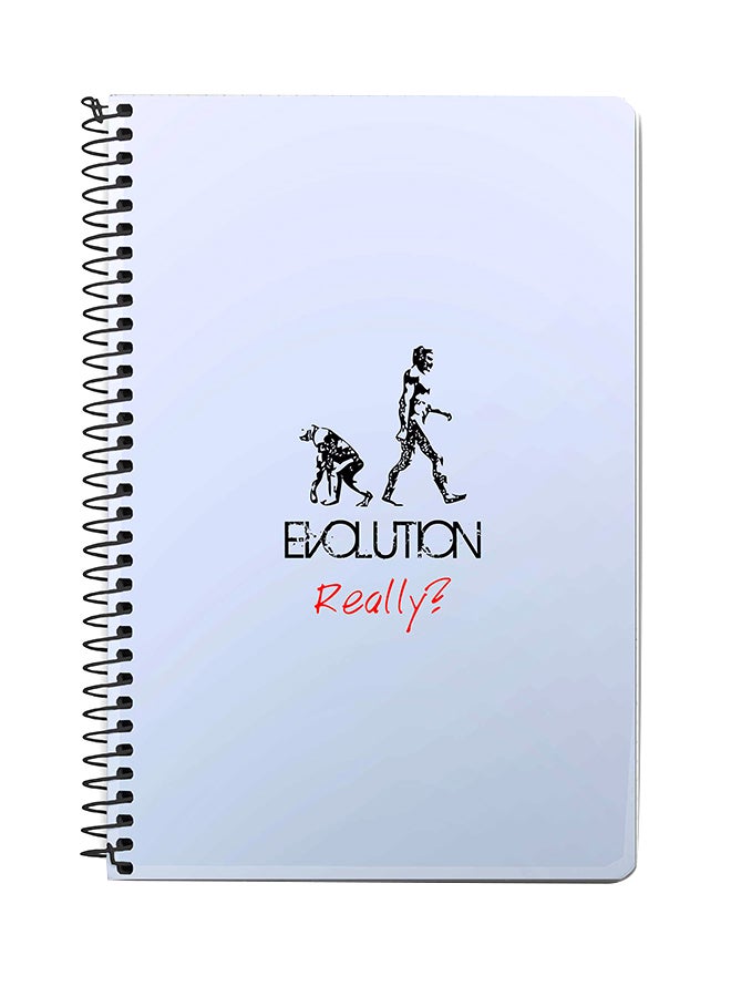 Stylizedd A5 Spiral Notebook Light Blue