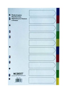 MODEST 10 Color PVC Divider White 
