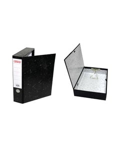 Rigid Closed Box File F/S Black/Silver