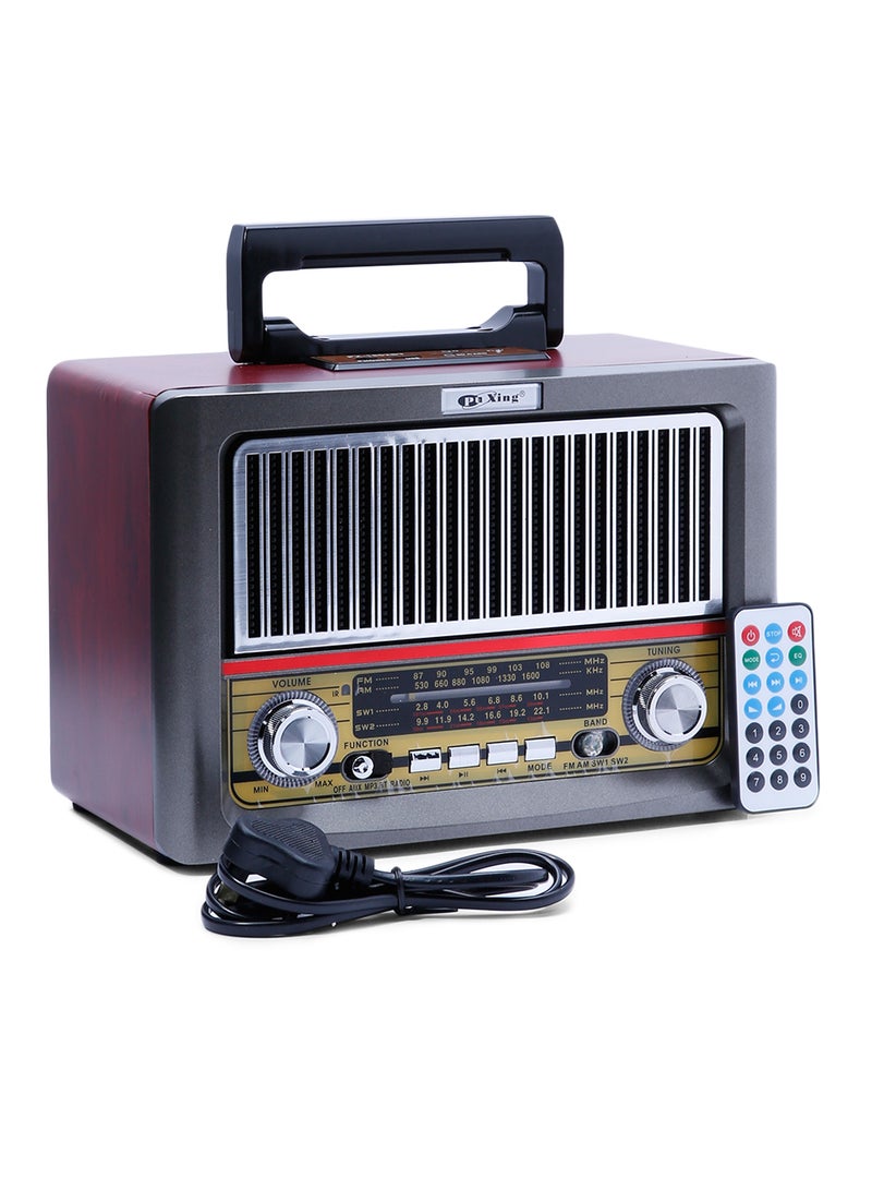 PUXING Portable Bluetooth Radio Speaker With USB Charging Cable M-1181BT Multicolour - Image 2
