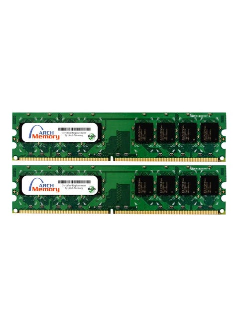 2-Piece UDIMM DDR2 RAM For Asus V6-P5G41H Multicolour