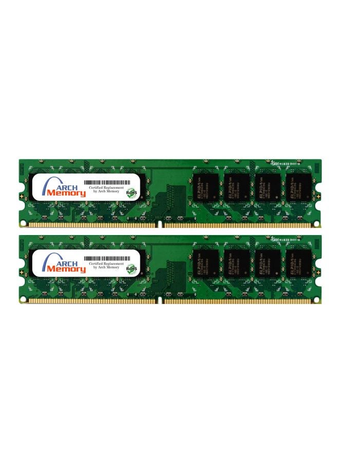 Arch Memory - 2-Piece UDIMM DDR2 RAM For ASUS T3-M3N8200 Multicolour - Image 1