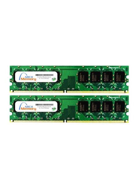 2-Piece UDIMM DDR2 RAM For Asus T3-P5945GCX Multicolour