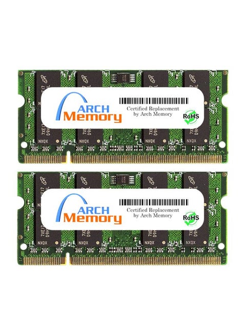 2-Piece DDR2 RAM For Asus X55 Series X55Sv Multicolour