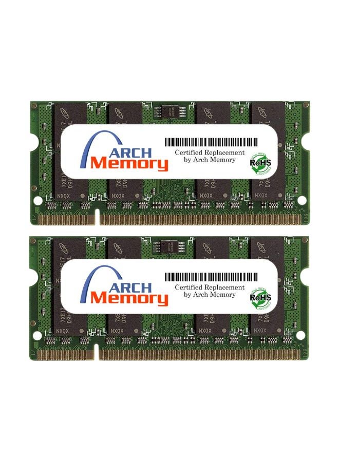 Arch Memory - 2-Piece SODIMM DDR2 RAM For Dell Vostro 1310 Multicolour - Image 1