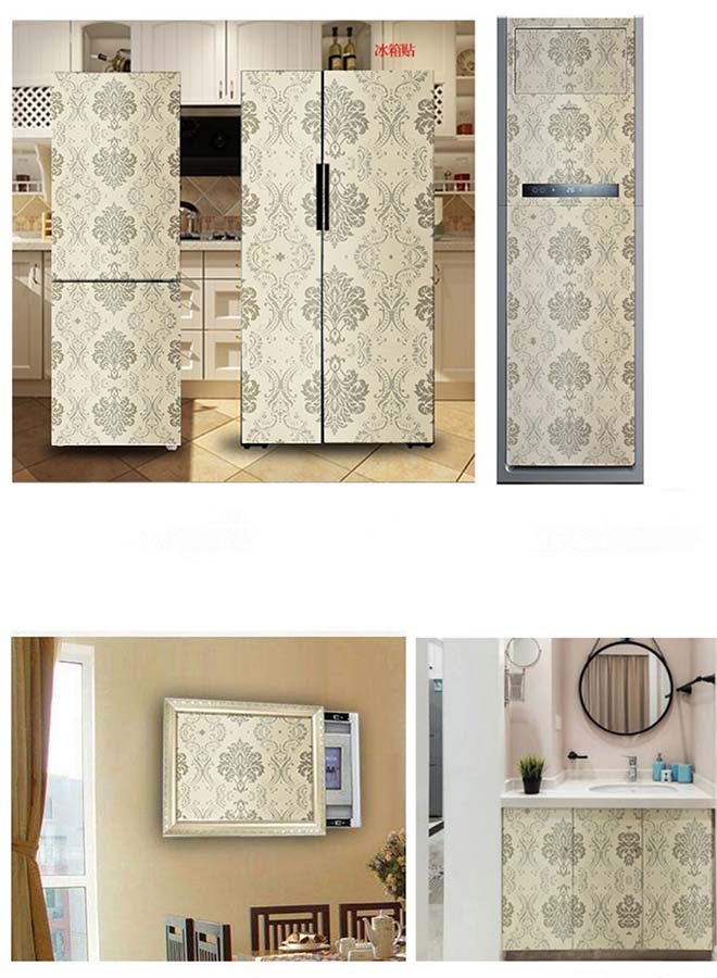 European Style Waterproof Flower Pattern Wallpaper Multicolour 45x500centimeter  - Image 4