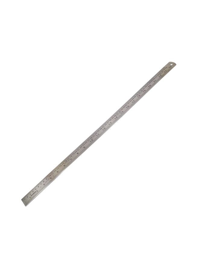 Generic Stainless Steel Ruler Silver 