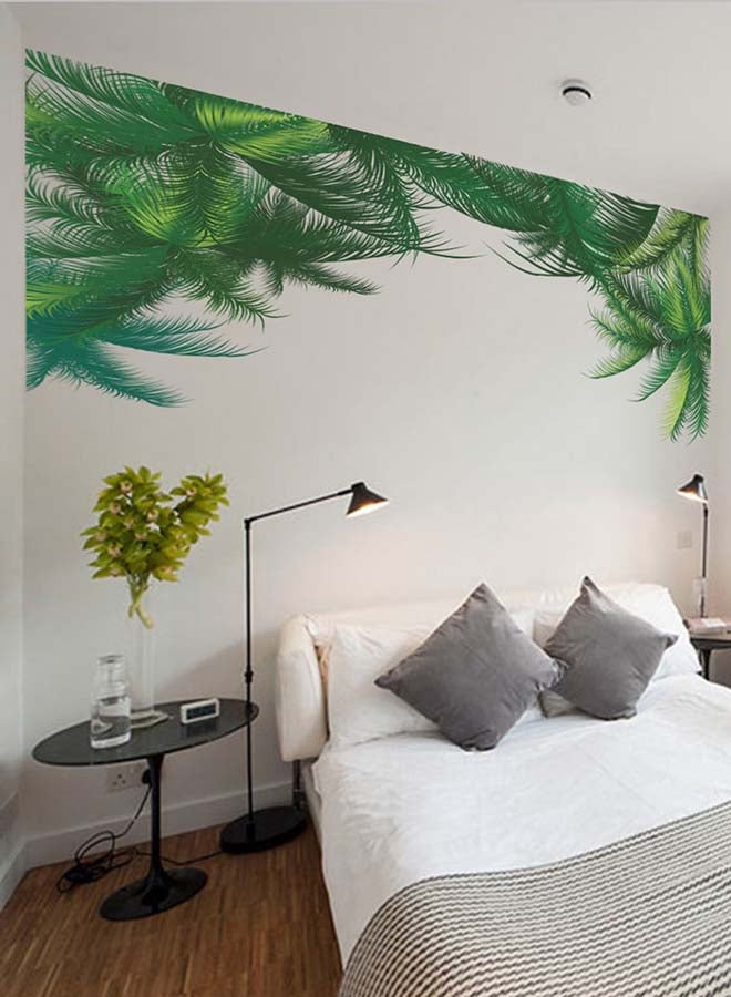 ملصق جداري مضاد للماء بتصميم نباتات زاهية أخضر 60x90سم  - Image 3