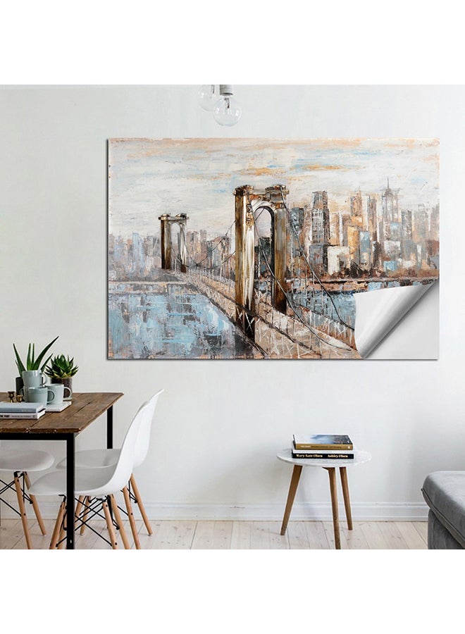 City View Pattern Wallpaper Multicolour 50x70cm - Image 2