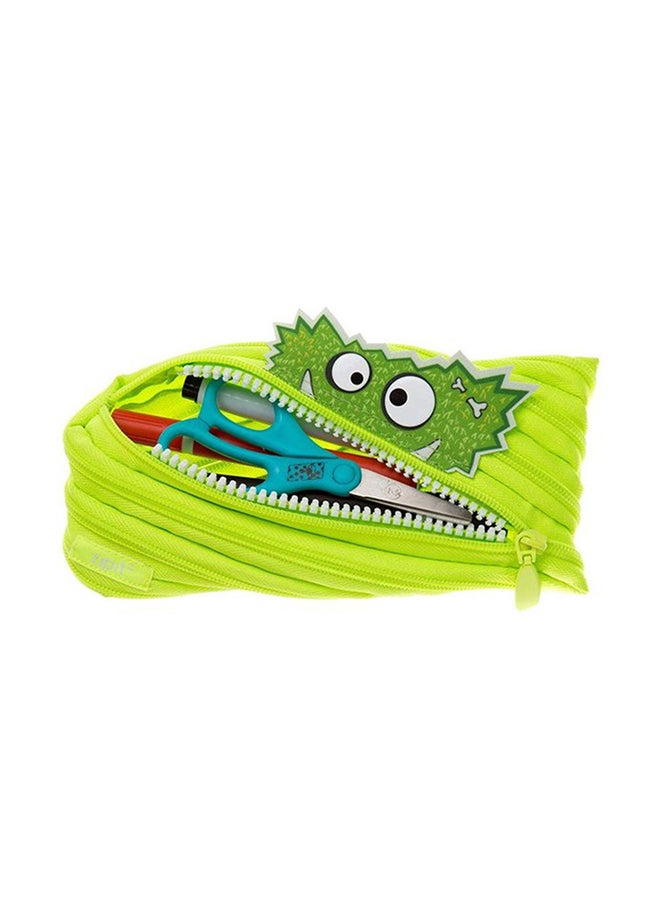 زيبيت حقيبة أقلام توكينج مونستر أخضر ليموني - Image 2