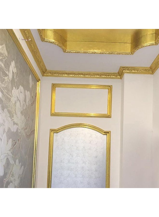 Generic 100 Sheets Imitation Gold Foil Paper Decorative Papers Golden 14x14centimeter  - Image 3