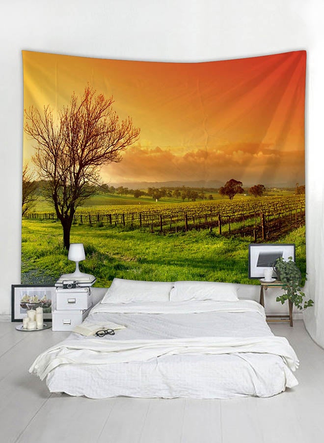 Pastoral Plain Style Creative Tapestry Yellow 130x150cm - Image 2