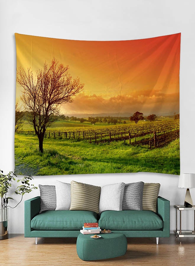Pastoral Plain Style Creative Tapestry Yellow 130x150cm - Image 3