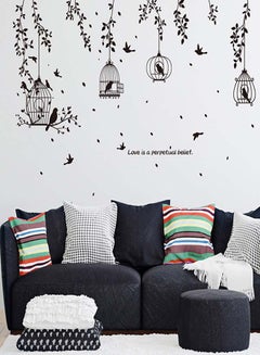 ماركة غير محددة ورق حائط بتصميم قفص طيور متعدد الألوان 70x50Ø³Ù†ØªÙŠÙ…ØªØ±  - Image 3