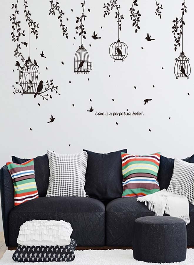 Bird Cage Pattern Wallpaper Multicolour 70x50centimeter - Image 3