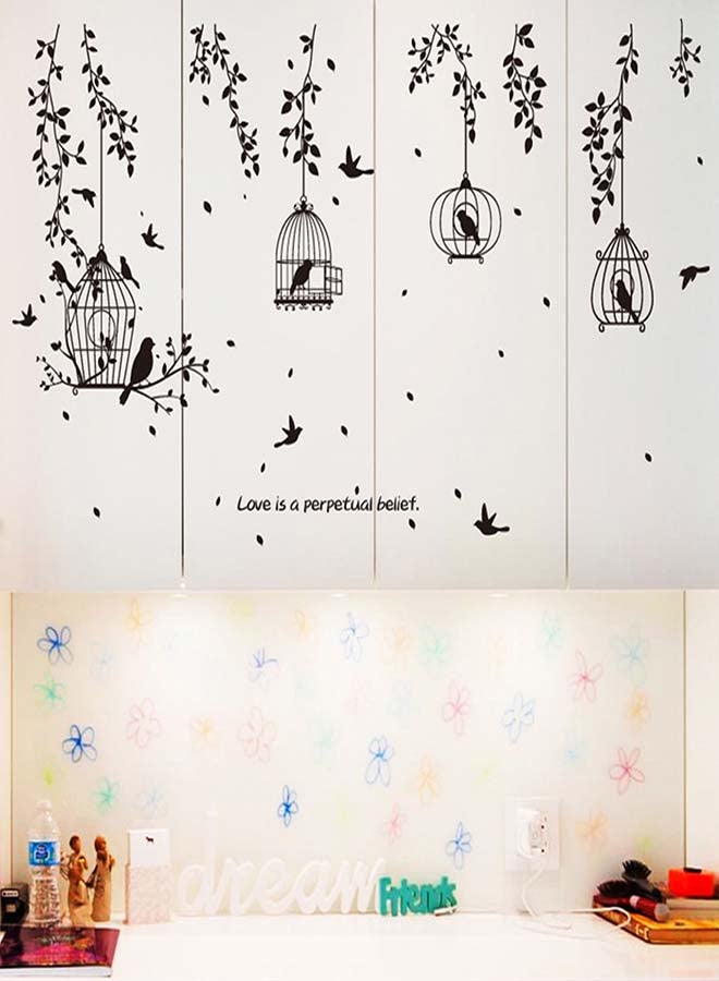 Bird Cage Pattern Wallpaper Multicolour 70x50centimeter - Image 2