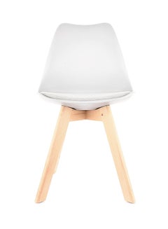 Homez 2 Stylish Design Chairs White/Beige  - Image 2