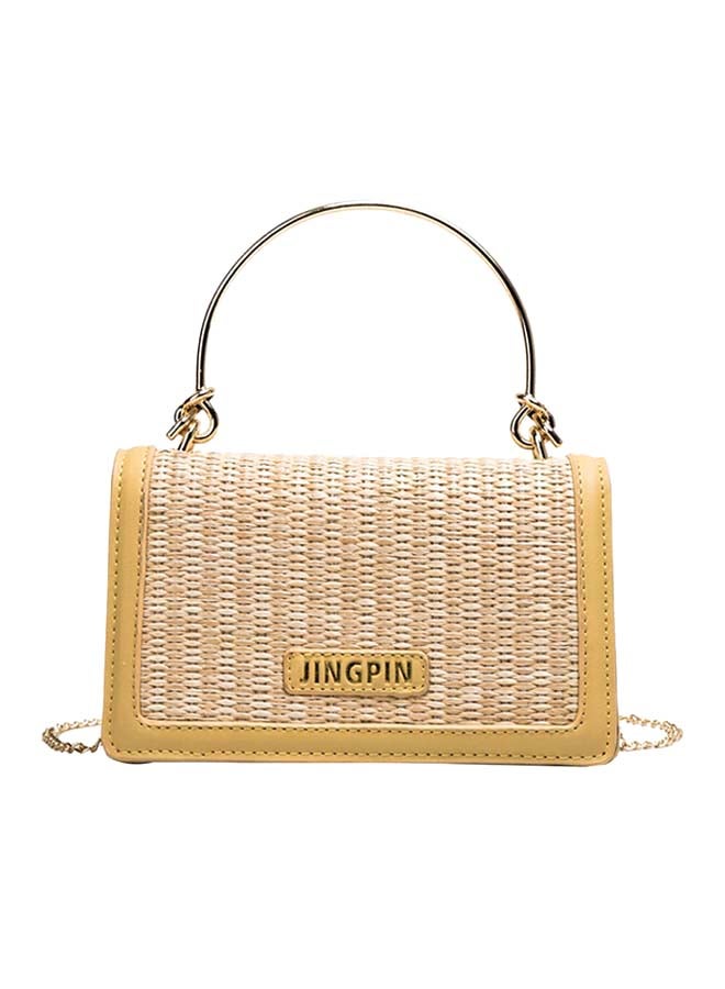 Stylish Crossbody Bag Yellow 