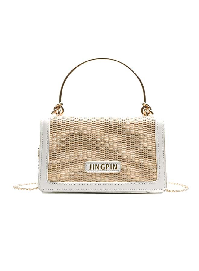 حقيبة ساتشيل أنيقة أبيض