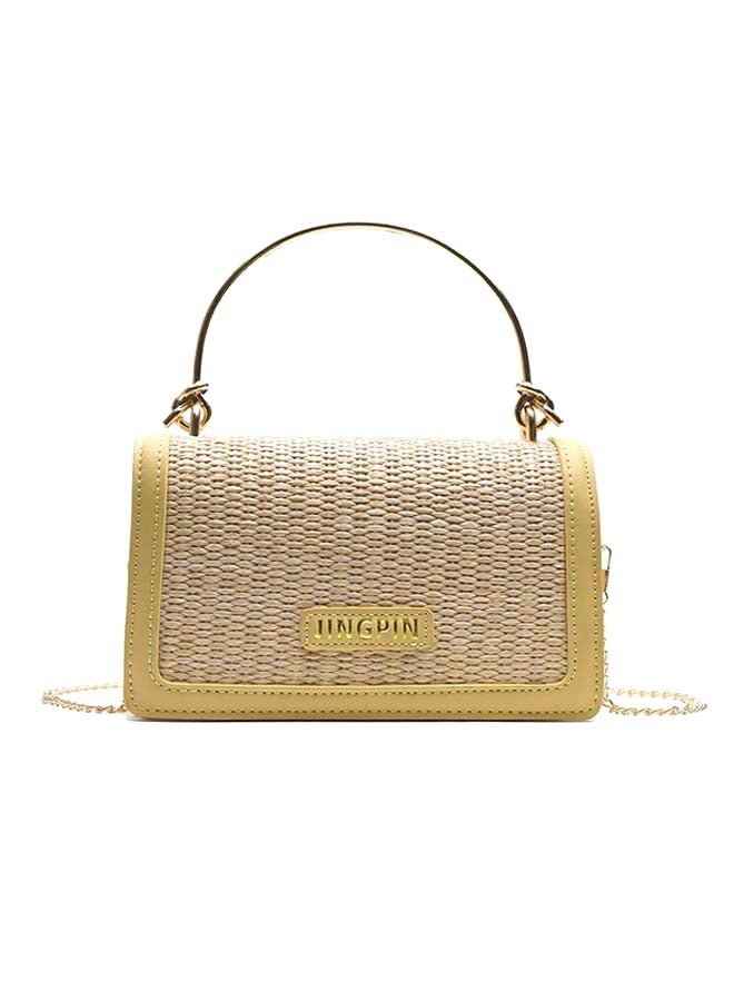 Stylish Crossbody Bag Yellow 