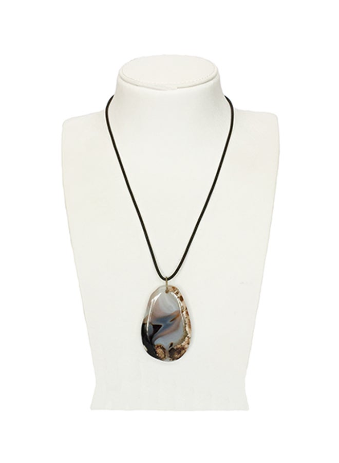 Argento Dubai - Agate Semiprecious Stone Pendant Necklace - Image 1