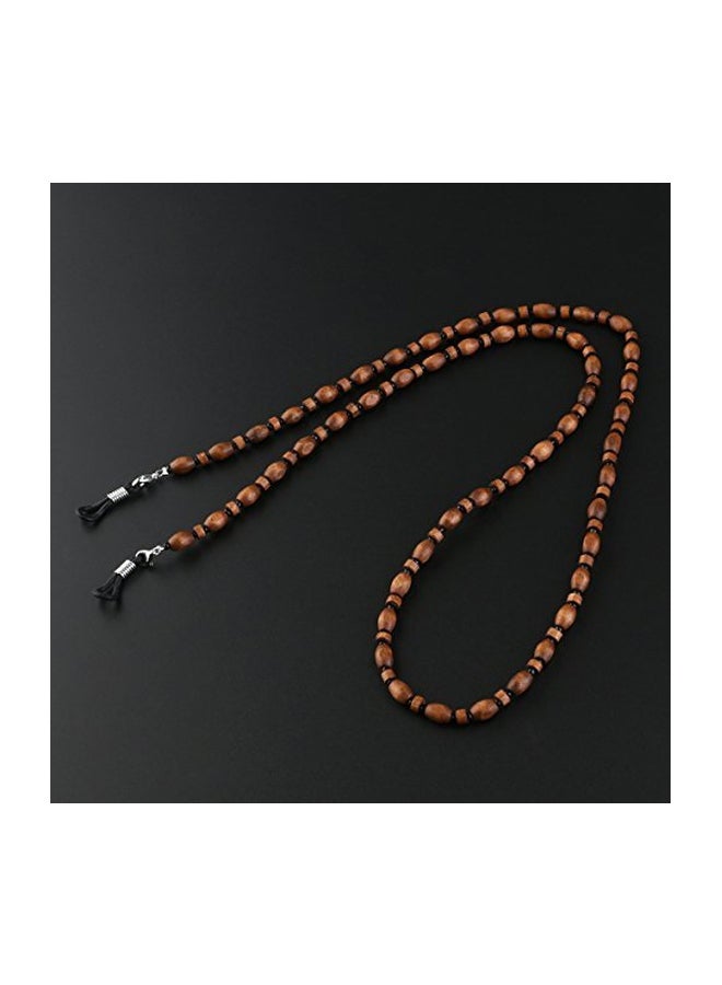 ماركة غير محددة سلسلة نظارة طبية مزينة بالخرز الخشبي طراز B07V4JZ5W1 unisex  - Image 2