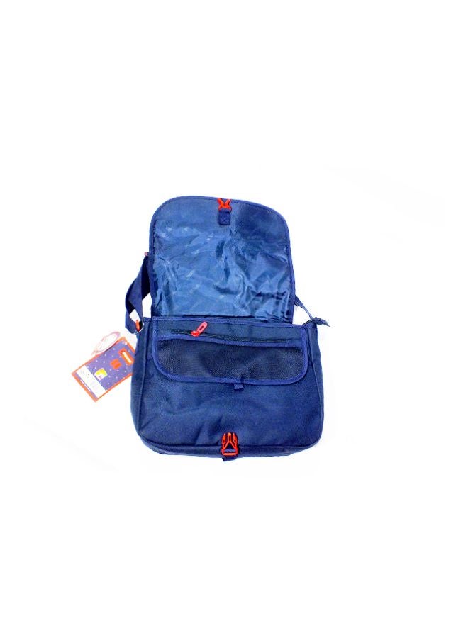 Jeans Messenger Bag Blue/Red - Image 2