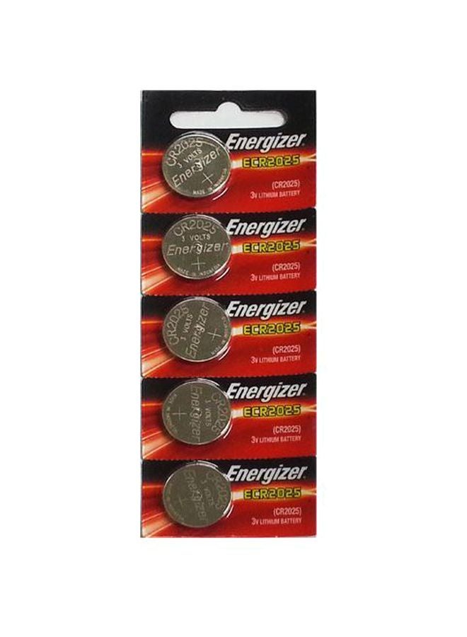 طقم بطاريات ساعة طراز ECR2025 مكون من 5 قطع