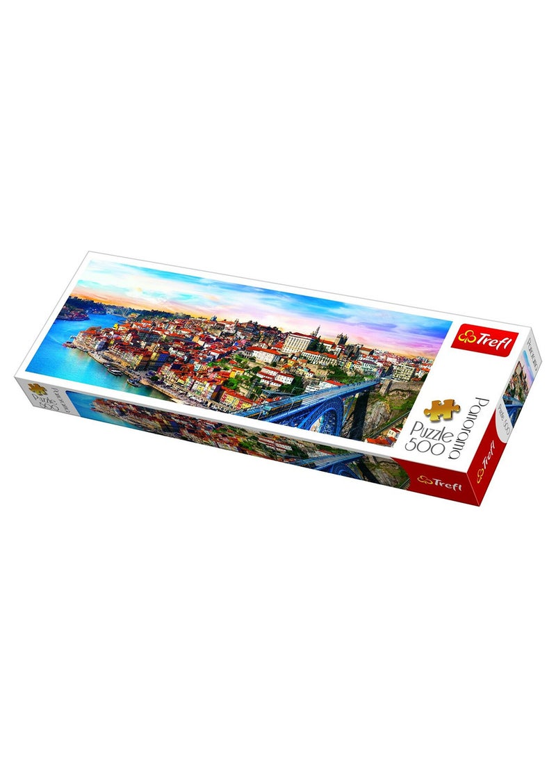 500-Piece Panorama Porto Portugal Puzzle 29502 66 x 23.7cm - v1568820345/N29905323A_1