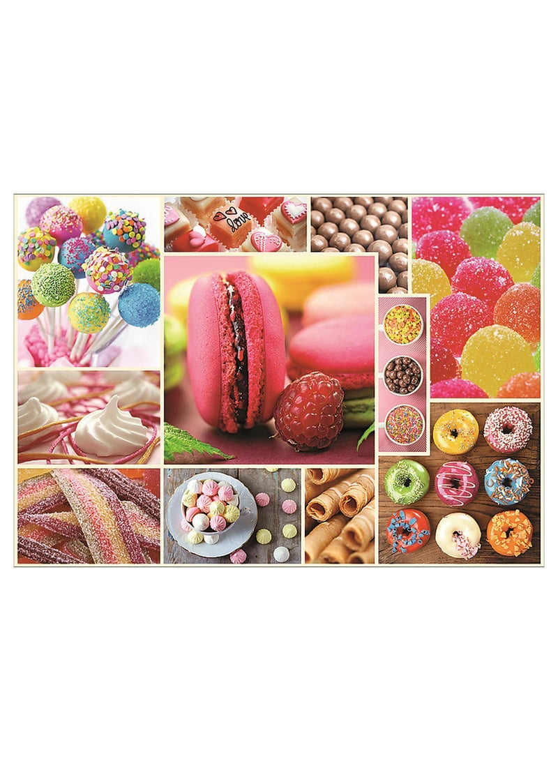 تريفل مجموعة أحجية تركيب الصور المقطعة بتصميم حلوى مكونة من 1000 قطعة 68 x 48سم - Image 2