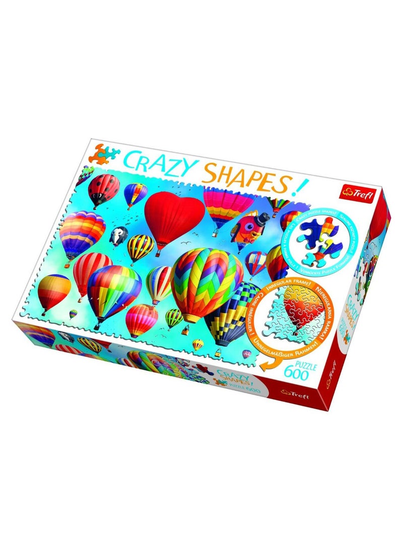 600-Piece Crazy Shapes Balloons Jigsaw Puzzle Set 68 X 48cm - v1568821466/N29905307A_1