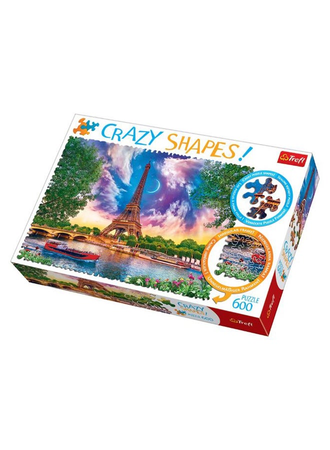 تريفل مجموعة بازل تركيب الصور المقطعة كريزي شيبس، بتصميم منظر سماء في باريس، من 600 قطعة 68 X 48Ø³Ù†ØªÙŠÙ…ØªØ± - Image 1
