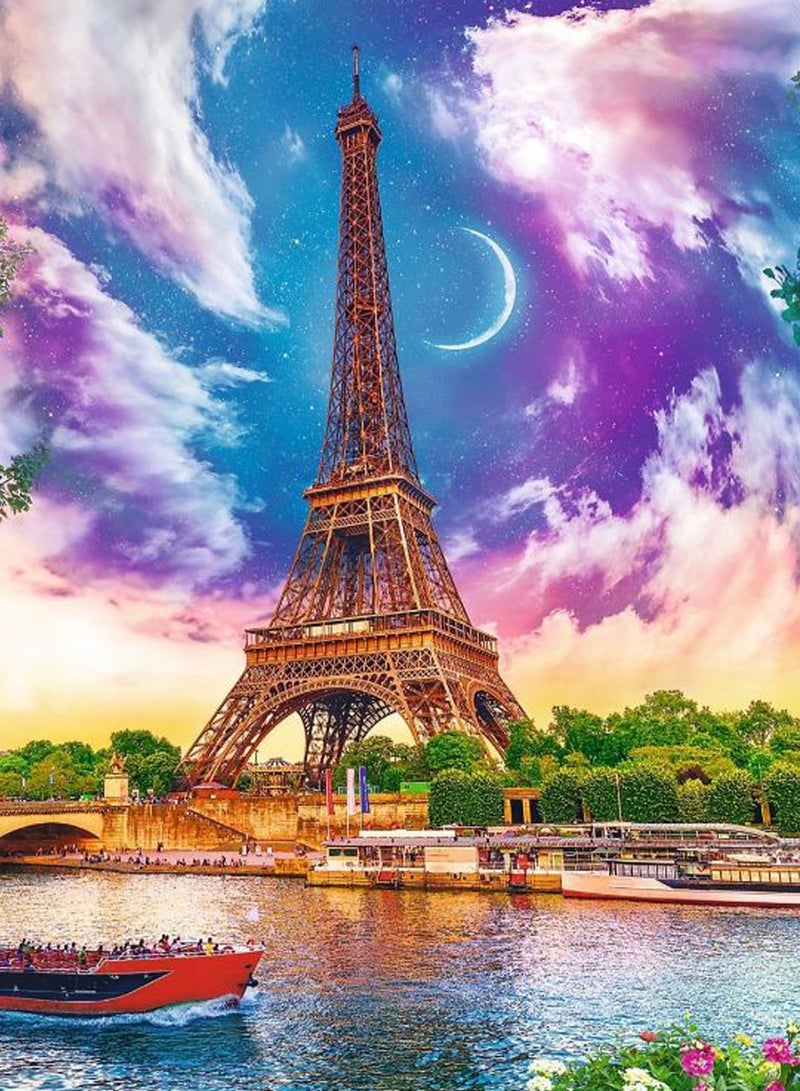 تريفل مجموعة بازل تركيب الصور المقطعة كريزي شيبس، بتصميم منظر سماء في باريس، من 600 قطعة 68 X 48Ø³Ù†ØªÙŠÙ…ØªØ± - Image 2