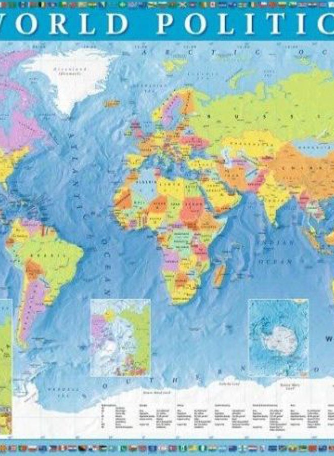 Trefl 2000-Piece Political Map Of The World Jigsaw Puzzle 96 X 68centimeter - Image 2