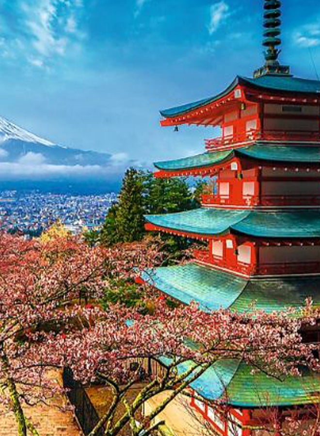 1500-Piece Mount Fuji Jigsaw Puzzle 85 x 58cm