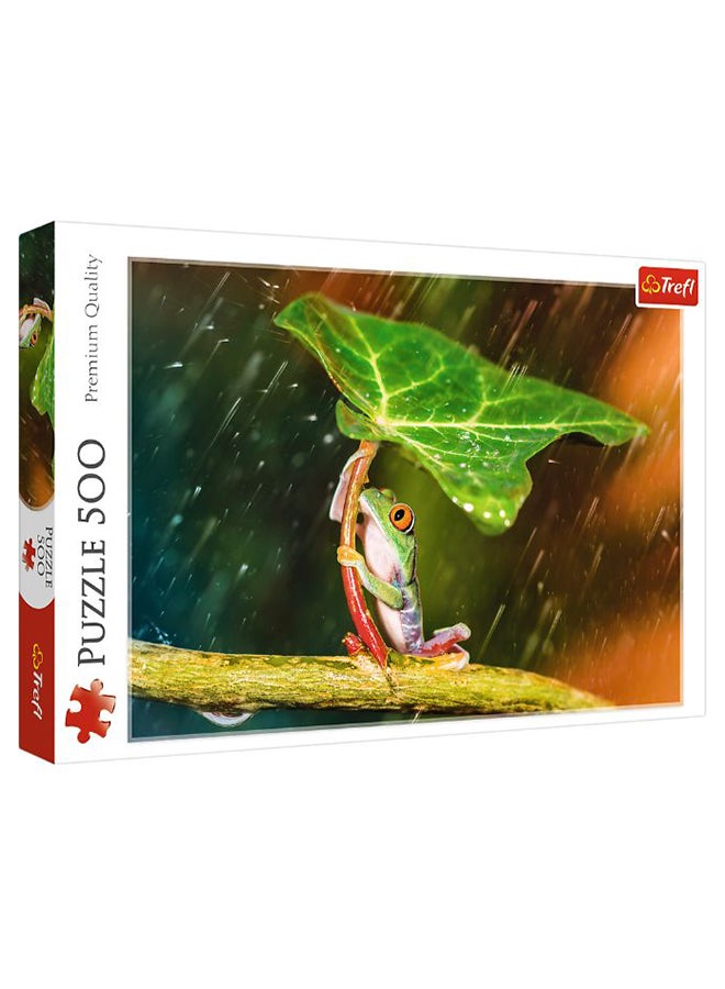 تريفل لعبة تركيب الصور المقطعة بنمط مظلة خضراء مكونة من 500 قطعة 48 x 34سم - Image 2