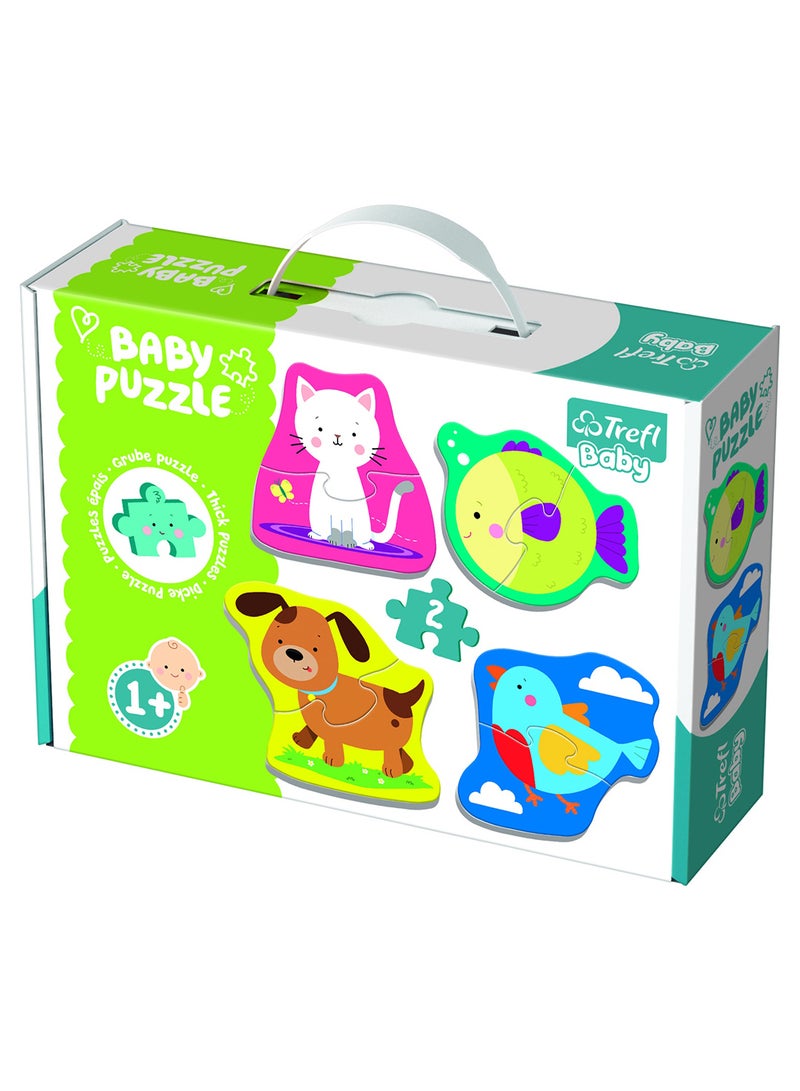 Trefl 8-Piece 4-In-1 Baby Pets Jigsaw Puzzle 36074