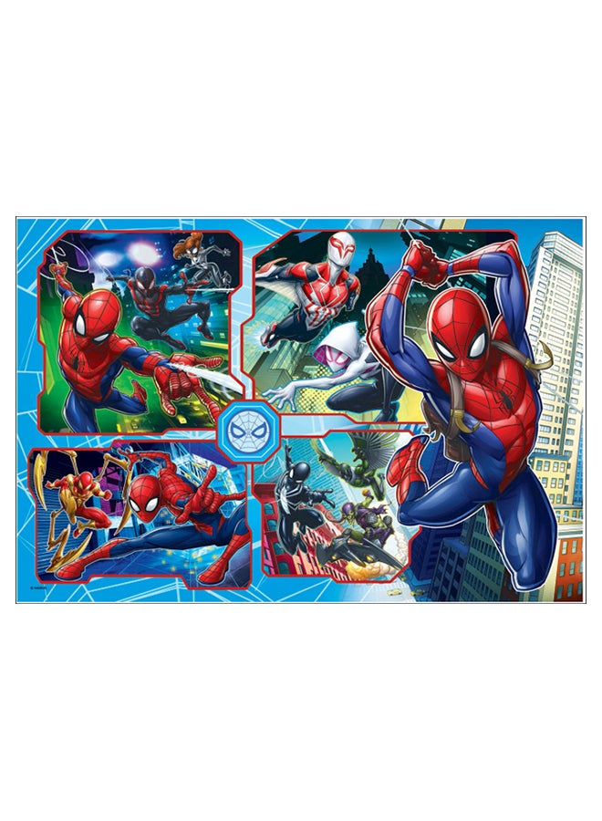 Trefl 160-Piece Marvel Spider-Man To The Rescue Jigsaw Puzzle Set  - Image 2