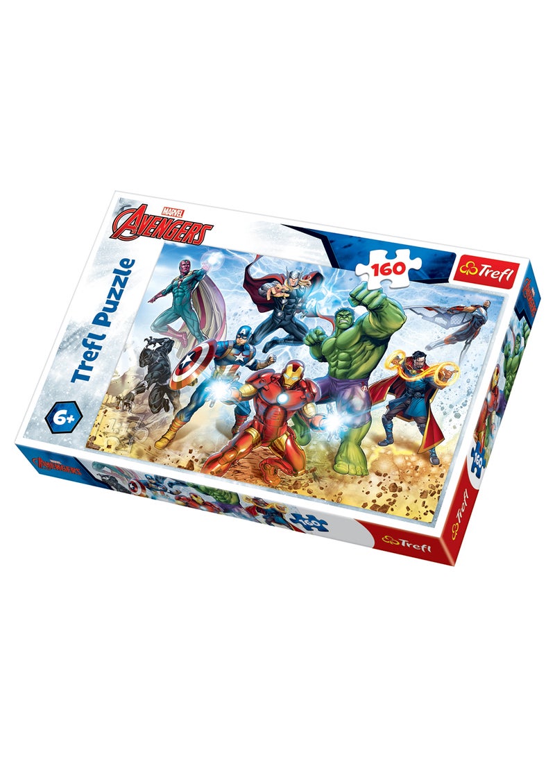 Trefl 160-Piece Marvel Hero Avengers Jigsaw Puzzle 15368 