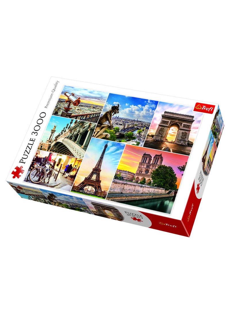 Trefl 3000-Piece Magic Of Paris Jigsaw Puzzle 116 x 85cm  - Image 1