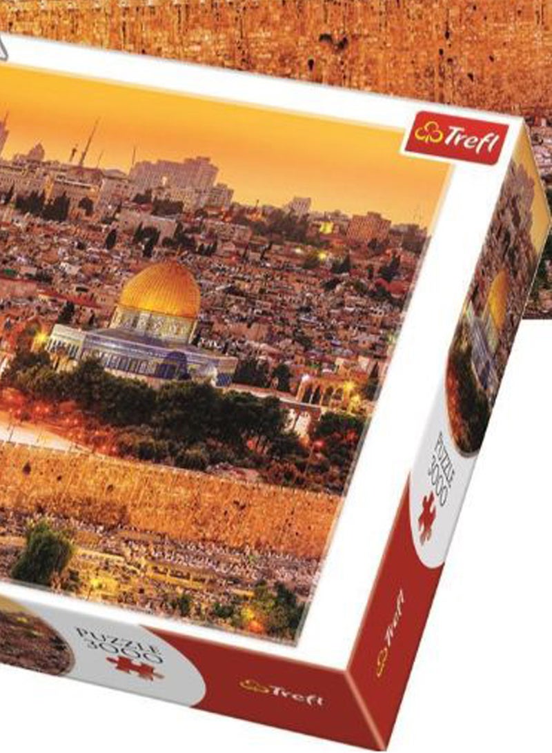 تريفل مجموعة بازل تركيب الصور المقطعة بتصميم أعلى مدينة القدس مكونة من 3000 قطعة طراز 33032 116 x 85Ø³Ù†ØªÙŠÙ…ØªØ± - Image 2