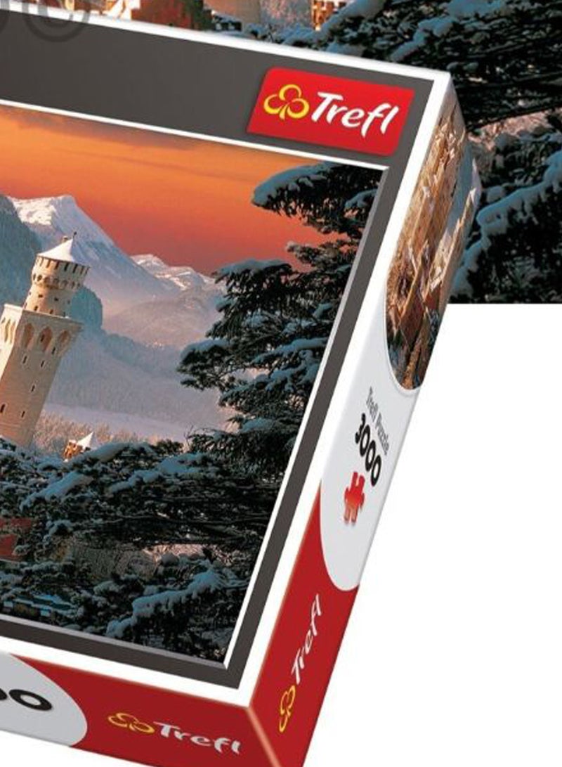 تريفل مجموعة بازل تركيب الصور المقطعة بتصميم قصر نويشفانشتاين في فصل الشتاء مكونة من 3000 قطعة طراز 33025 116 x 85Ø³Ù†ØªÙŠÙ…ØªØ± - Image 2