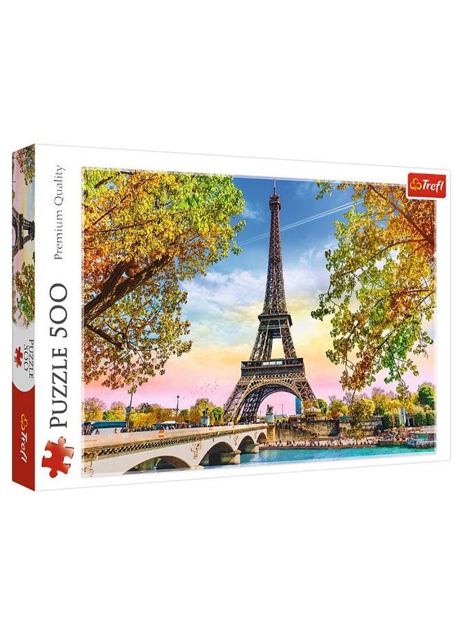 Trefl 500-Piece Romantic Paris Jigsaw Puzzle 48 x 34cm - Image 2