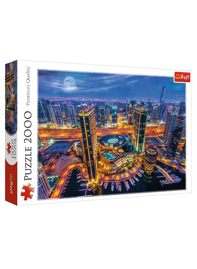 Trefl 2000-Piece Lights Of Dubai Jigsaw Cardboard Puzzle 96 x 68cm - Image 1
