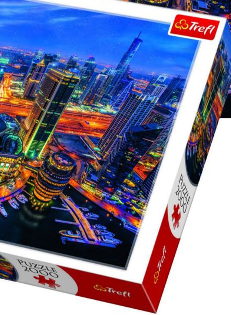 Trefl 2000-Piece Lights Of Dubai Jigsaw Cardboard Puzzle 96 x 68cm - Image 2