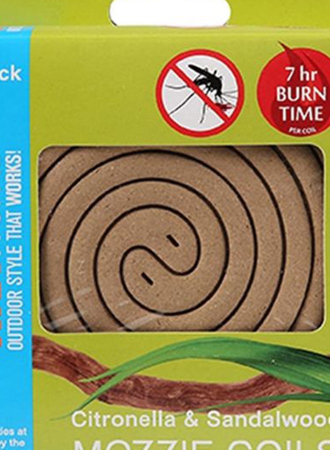 Waxworks Pack Of 30 Incense Coil Brown  - Image 2