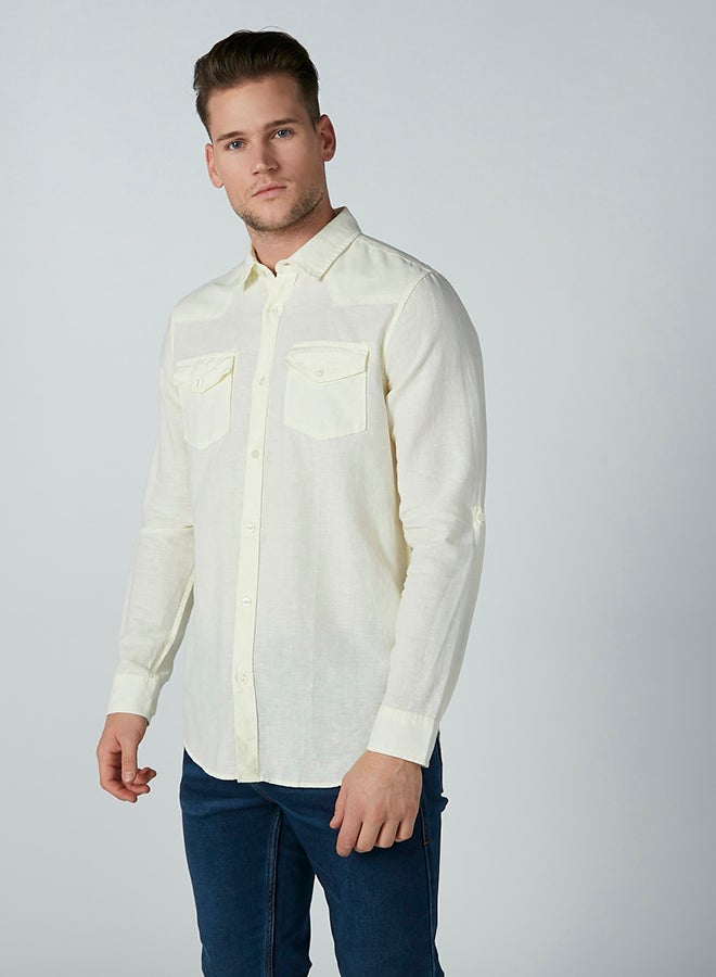 Iconic Santorini Odessey Dexter Shirt Yellow - Image 2