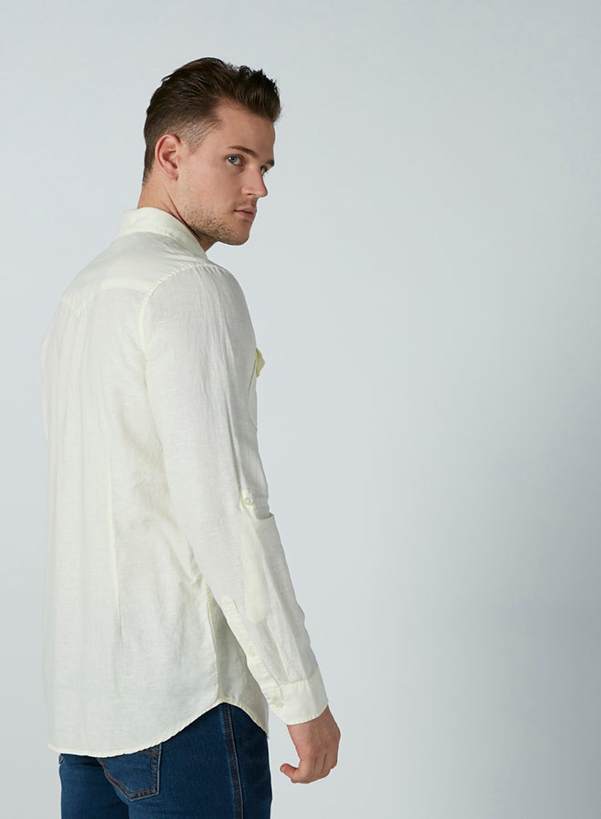 Iconic Santorini Odessey Dexter Shirt Yellow - Image 4
