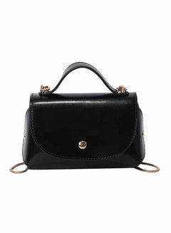 Solid Color Simple Design Leisure Bag Black